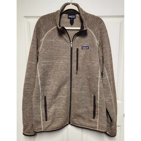 Patagonia Mens Brown Zip Up Worn Wear Jacket Size XL